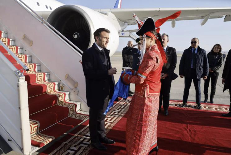 Macron en Mongolie, une première pour un président français