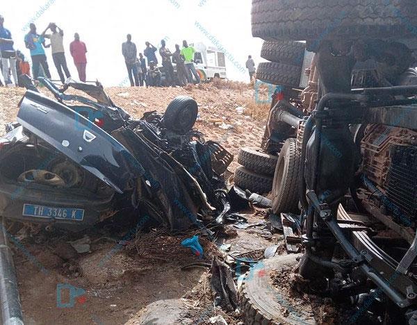 Accident à la sortie de Mbour : un mort et plusieurs blessés enregistrés