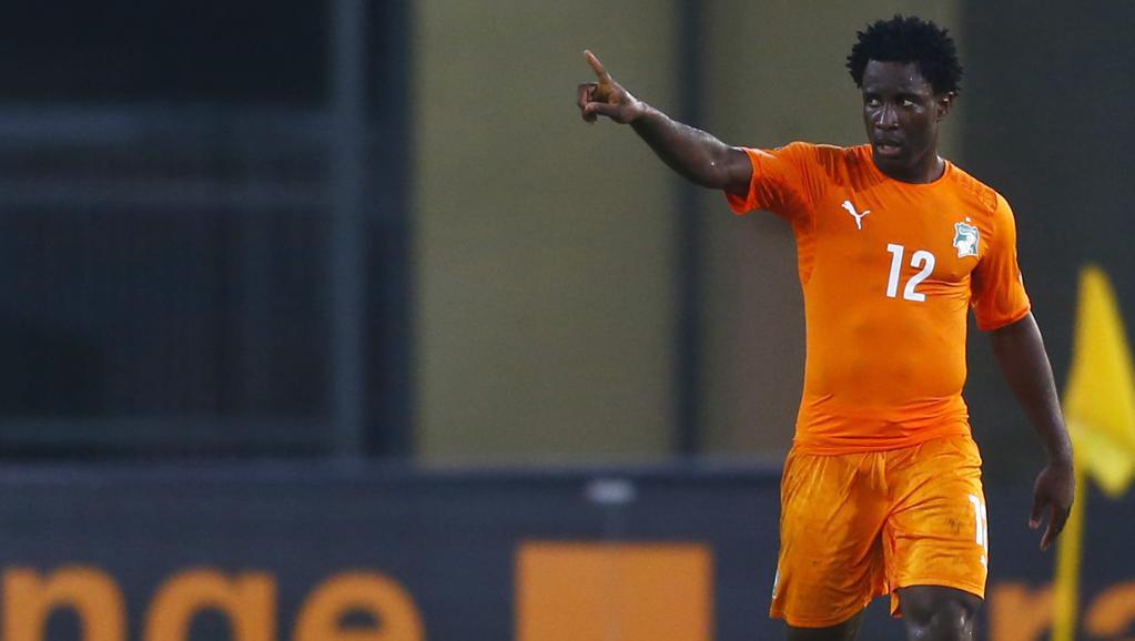 Wilfried Bony, auteur de deux buts, a mis la Côte d'Ivoire sur orbite face à l'Algérie. REUTERS/Amr Abdallah Dalsh