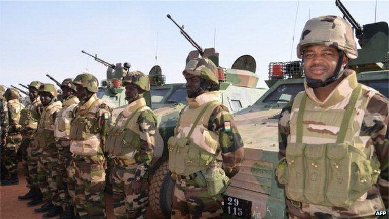 Les troupes nigériennes
