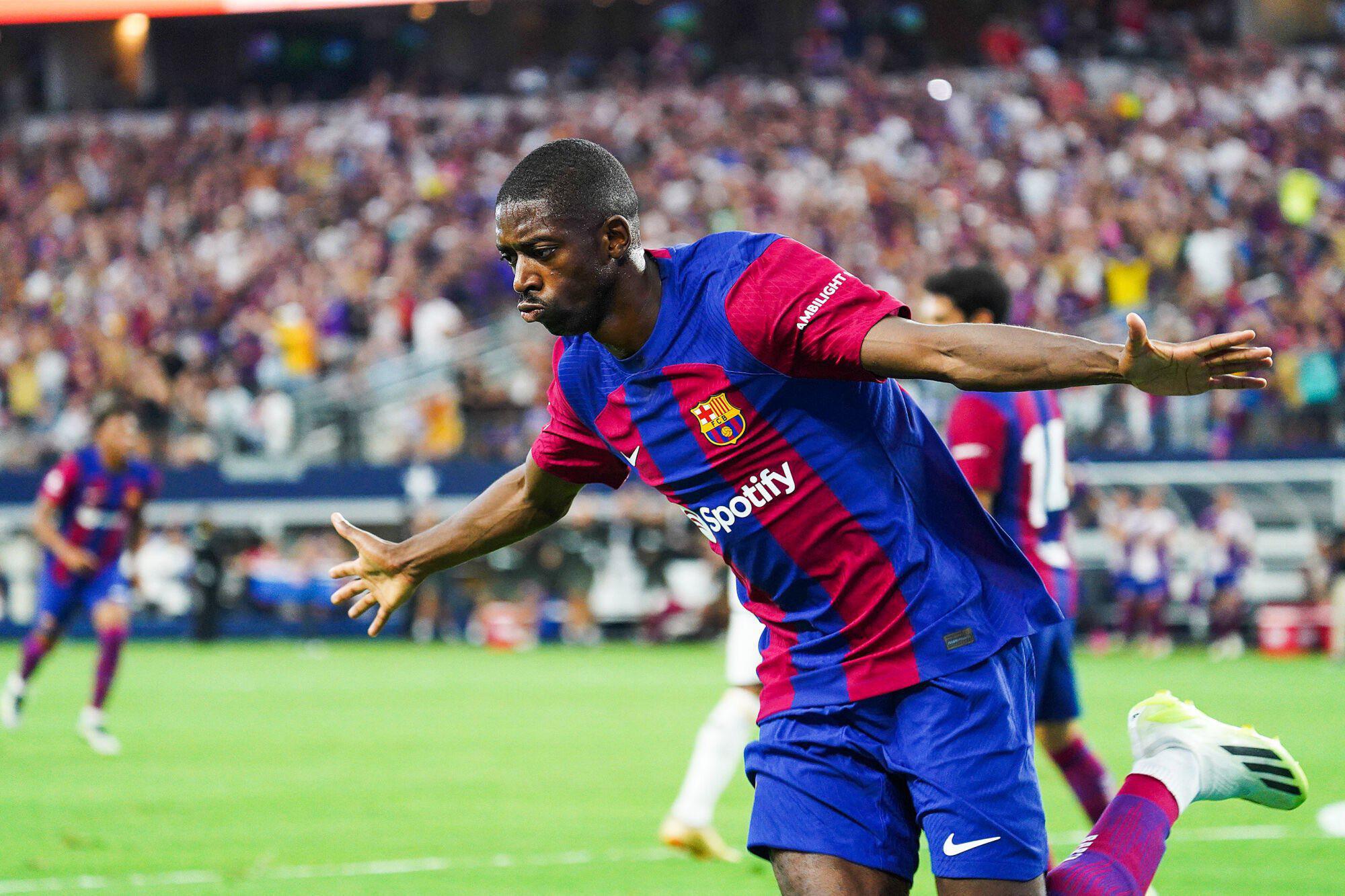 Ousmane Dembélé a signé avec le PSG jusqu'en 2028