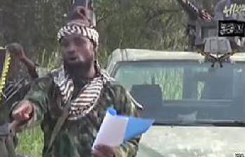 Abubakar Shekau, chef présumé de boko haram (photo d'archives)