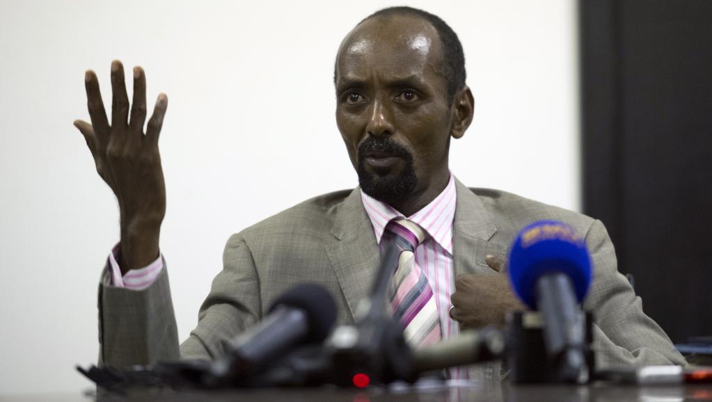 L'ancien conseiller de Michel Djotodia, Abakar Sabone, ici à Bangui en décembre 2013. AFP PHOTO/MIGUEL MEDINA