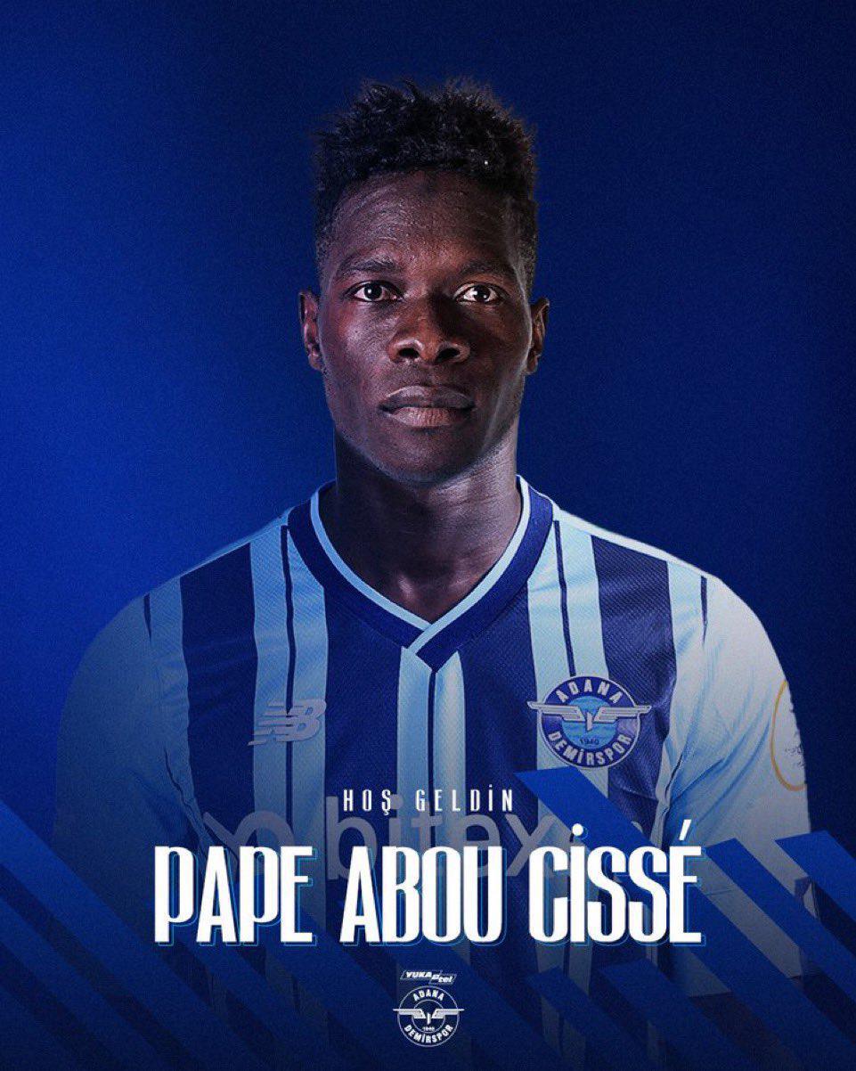 Pape Abou Cisse rejoint le championnat Turc en signant avec Adana Demirspor pour 3ans