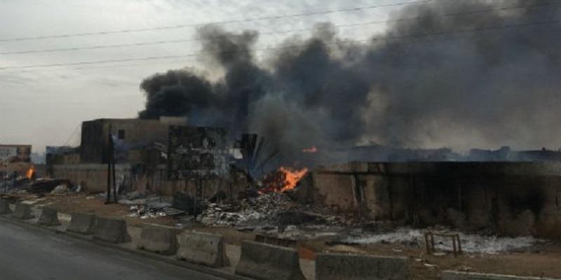 Incendie au marché de Mbacké : huit cantines ravagées par les flammes