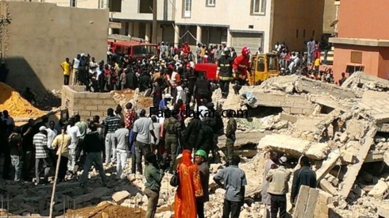Effondrement à Thiaroye: deux morts et six blessés dont trois dans un état critique