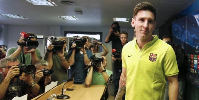C1-1/2 finale aller : Messi avertit