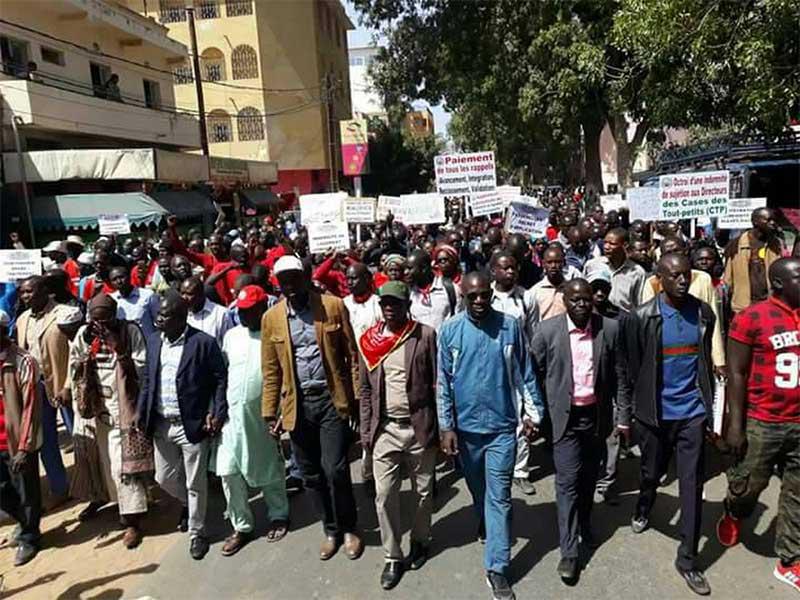 En grève de la faim illimitée, les ex-travailleurs de Sotrac, Sias et Ama Sénégal réclament plus de 11 milliards FCFA à l’Etat