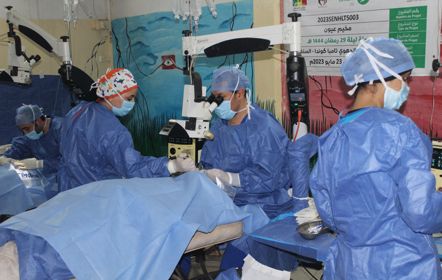Touba: 1 250 opérations gratuites de la cataracte réalisées dans un camp de chirurgie