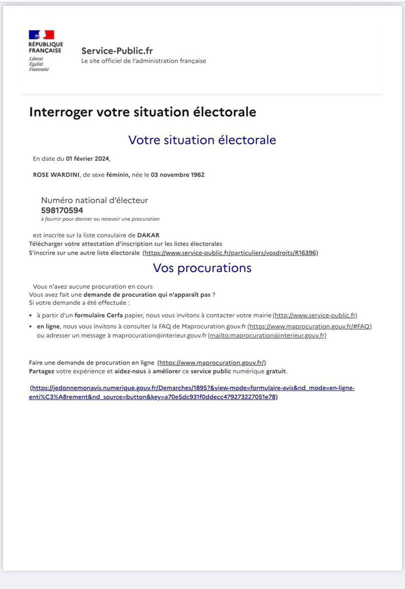 Double nationalité : Rose Wardini serait également Franco-sénégalaise