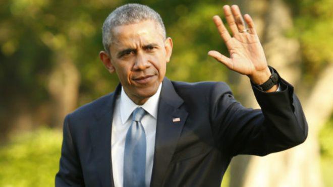 Le président Obama de retour à la Maison Blanche, le 14 mai, après une réunion avec les dirigeants du Conseil du Golfe à Camp David.