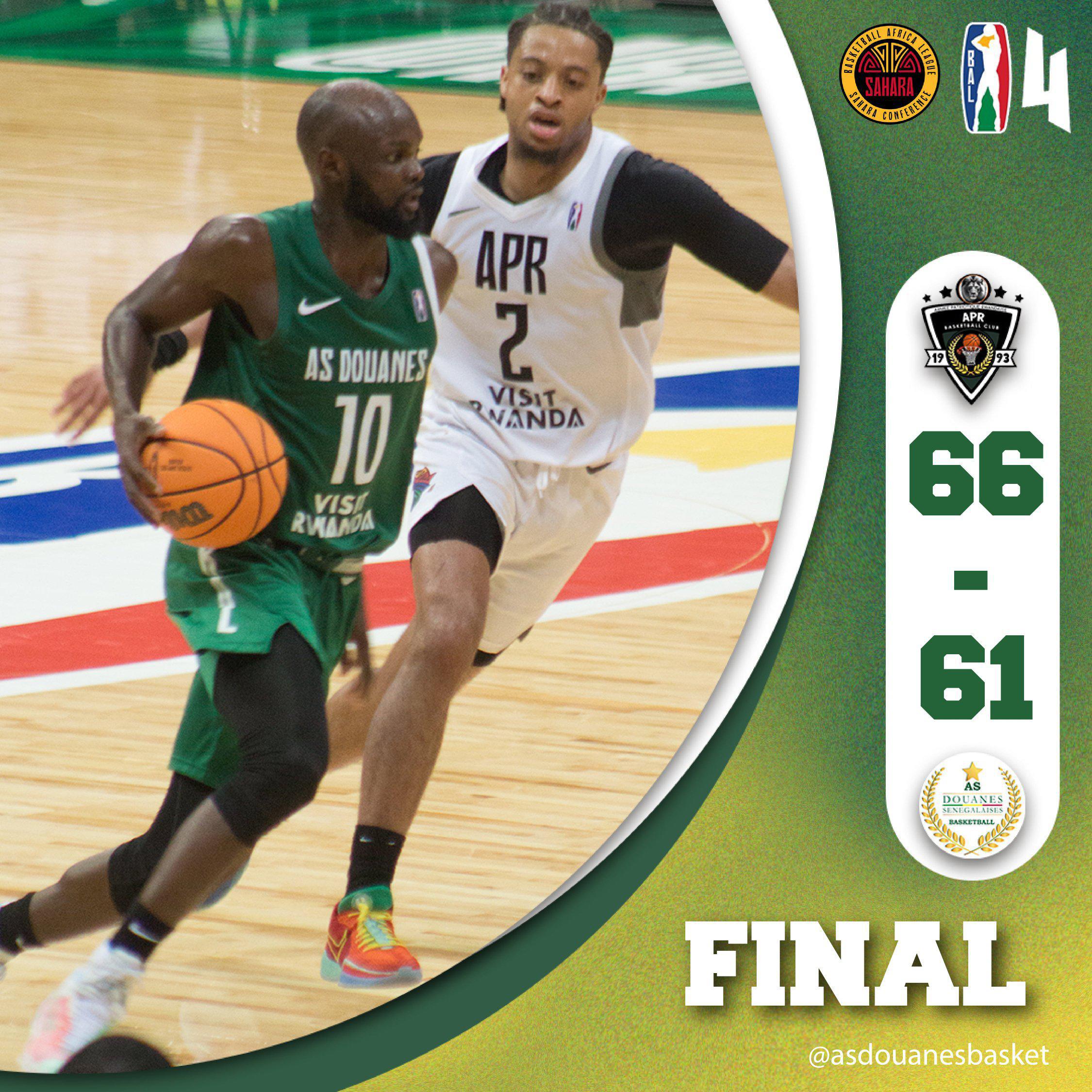 BAL 2024 : l’AS Douanes perd devant l’APR, Rivers Hoopers enchaîne une troisième victoire