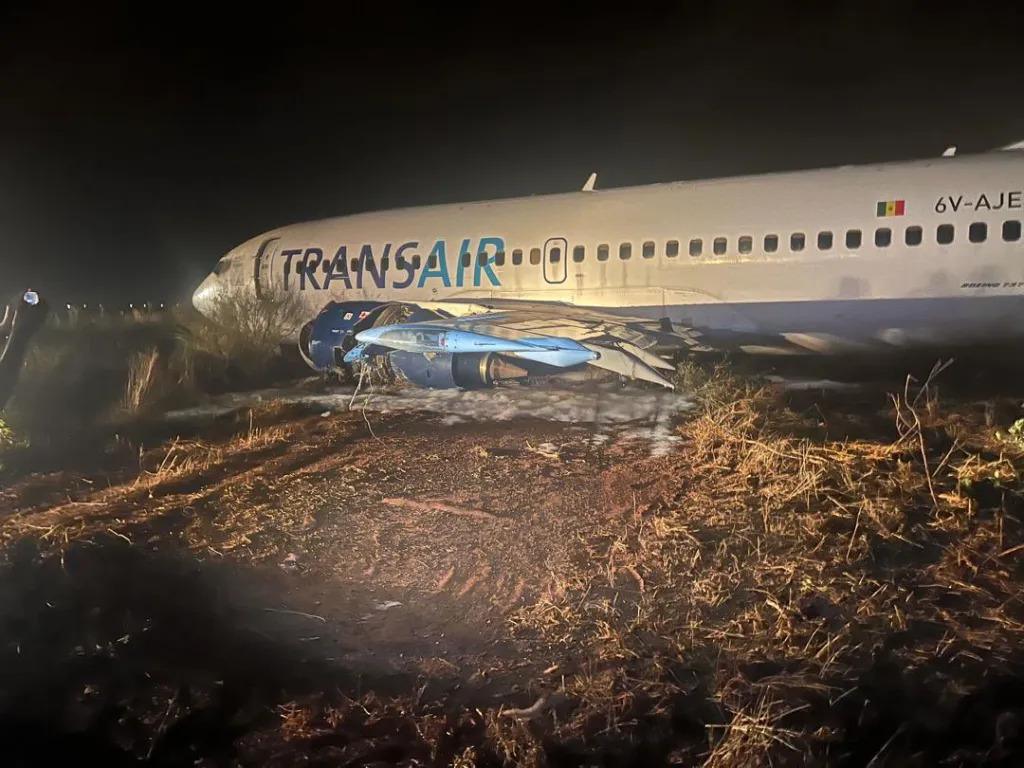 AIBD: "Une sortie de piste" de l'avion TRANSAIR fait 11 blessés dont 4 graves