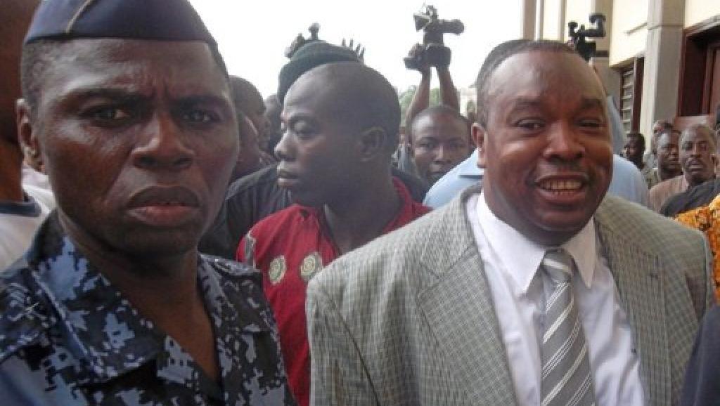 Kpatcha Gnassingbé à son arrivée au tribunal de Lomé, le 15 septembre 2011. AFP / Emile KOUTON