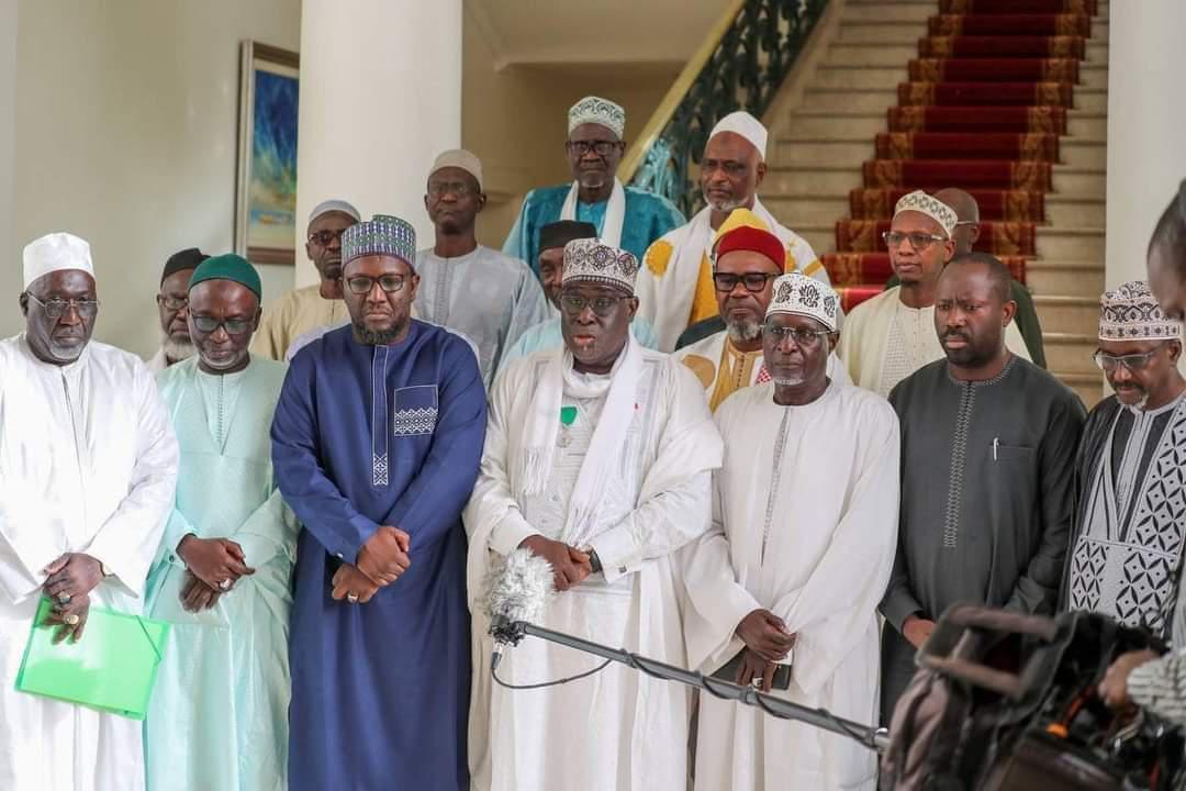Audience : le Président Diomaye a reçu les imams et Oulémas ce mardi