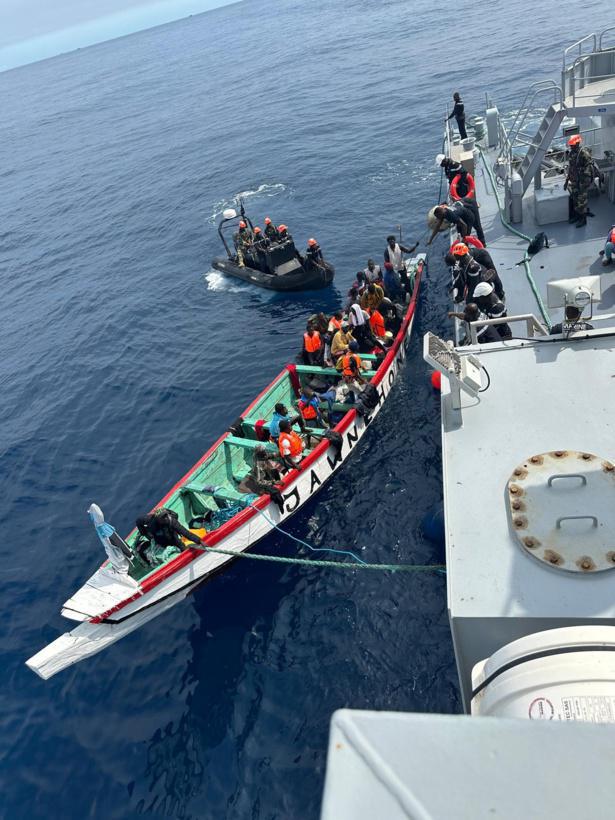 Immigration clandestine : 52 migrants secourus au large de Mbour