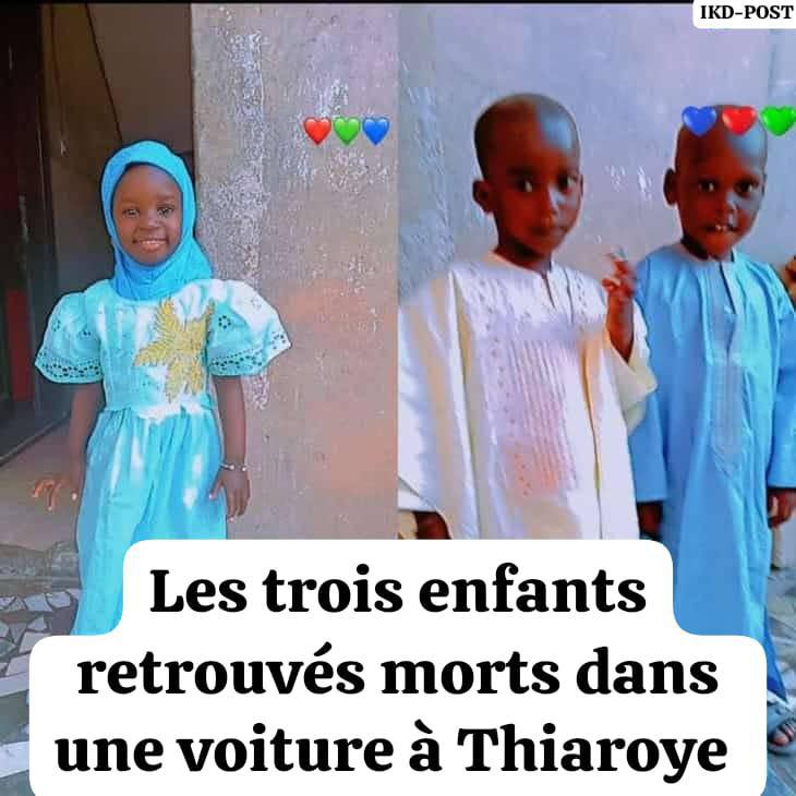 Mort de 3 enfants dans un véhicule en panne: la thèse d’une asphyxie avancée