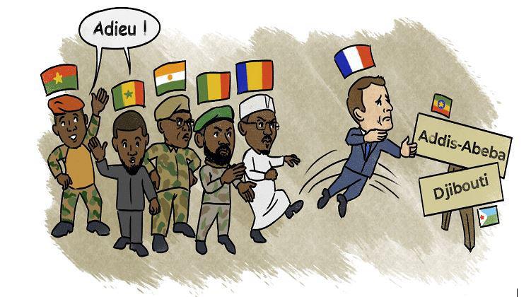 Macron en quête de soutien en Afrique amorce une série de visites sous tension à Djibouti et en Éthiopie