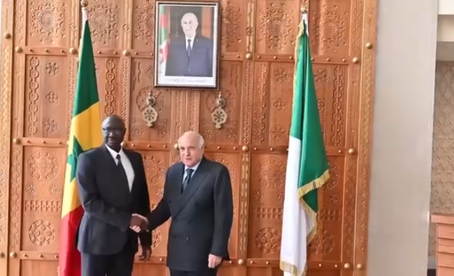 Rencontre entre le ministre des Affaires étrangères algérien et le ministre sénégalais des Forces armées