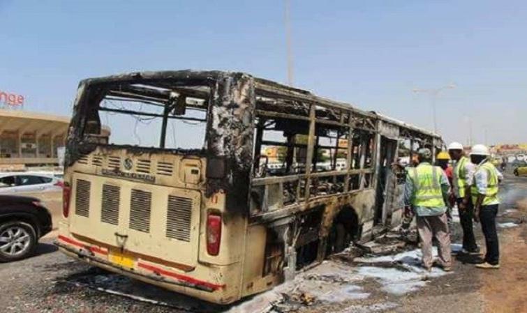 Ourossogui : un bus Dakar Dem Dikk réduit en cendres