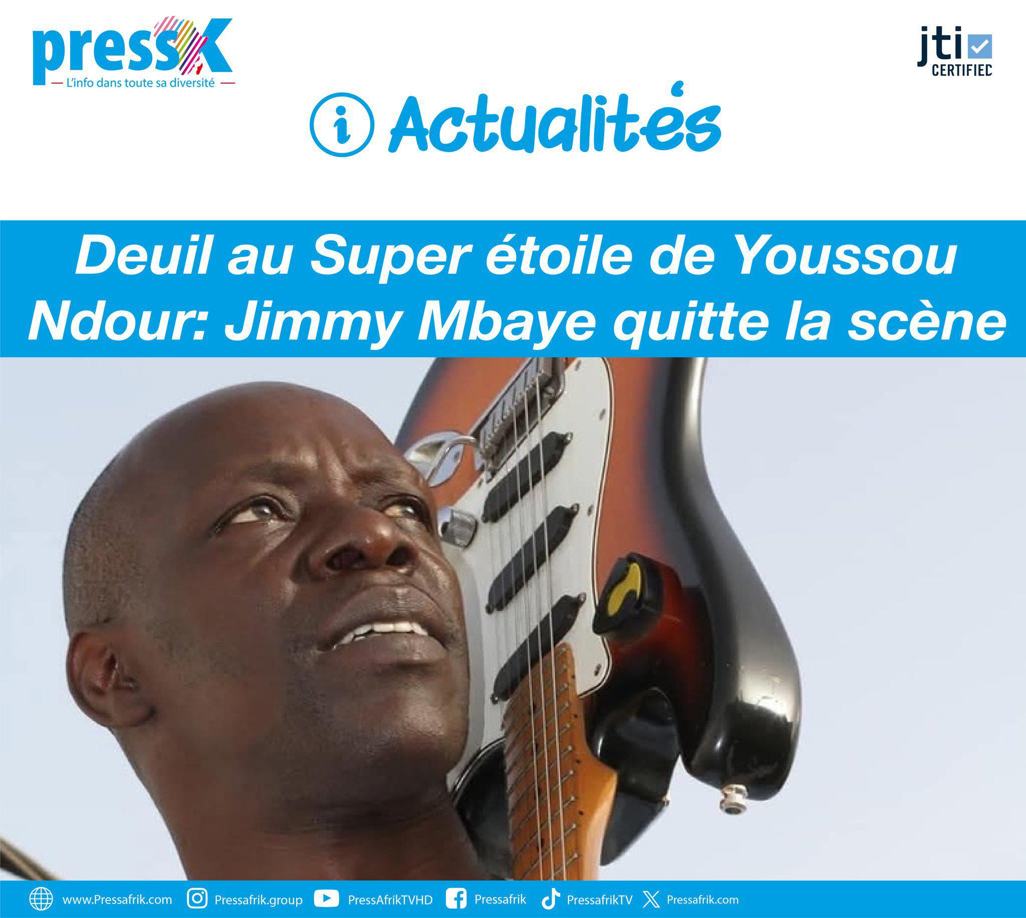 La levée de corps de Jimmy Mbaye prévue cet après-midi à l'hôpital Principal