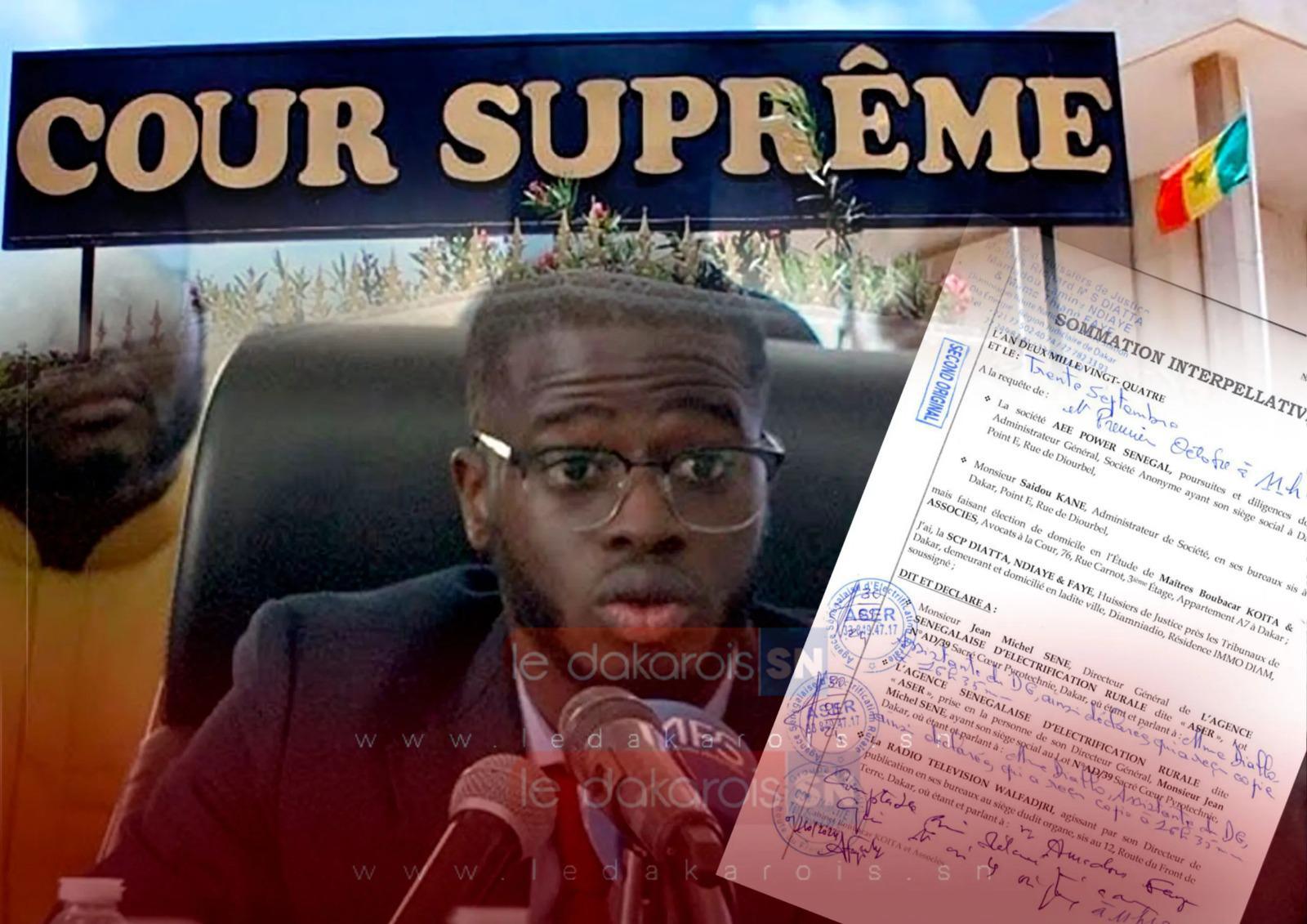 Cour suprême- Affaire ASER : le juge annule l'ordonnance du 1e novembre 2024 et suspend la décision de l'ARCOP