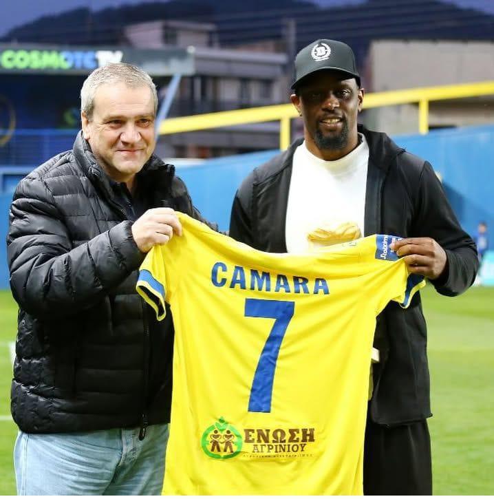 Grèce : Henri Camara honoré par son ancien club Panetolikos FC