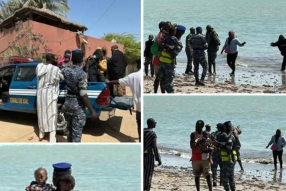 Migration irrégulière : plus de 300 migrants irréguliers arrêtés sur une pirogue au large de Joal