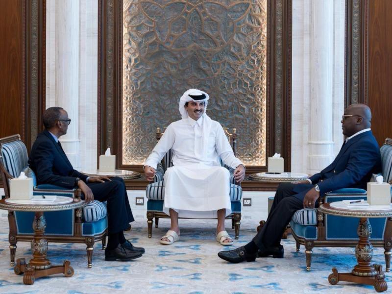 Conflit RDC-Rwanda : les Présidents Félix Tshisekedi et Paul Kagame ont convenu d’un cessez-le-feu immédiat et inconditionnel à Doha