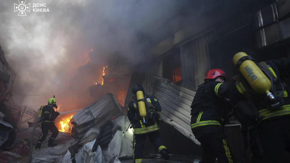 L'Ukraine dénonce une attaque aérienne «massive» de la Russie sur Kiev