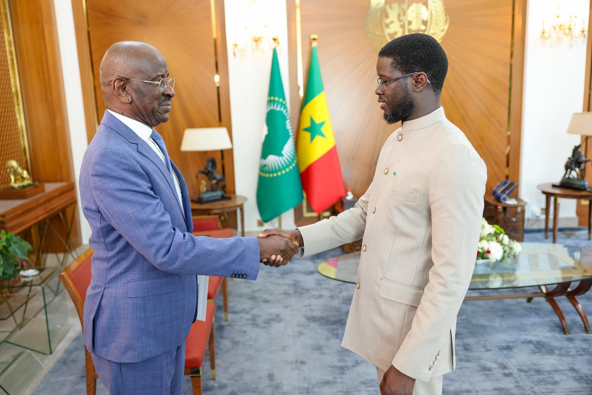 Coopération bilatérale : le ministre mauritanien des Affaires étrangères reçu par le Président Diomaye