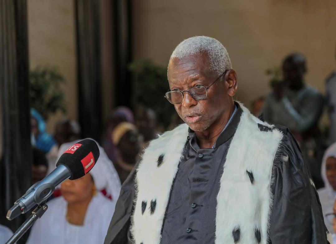 Quelques images de la levée de corps du président du Conseil constitutionnel en présence du chef de l'État Bassirou Diomaye Faye