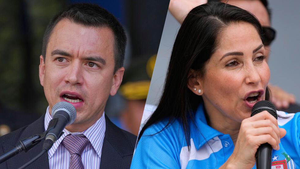 Équateur: le président Daniel Noboa joue sa réélection, sa rivale Luisa Gonzalez espère une revanche
