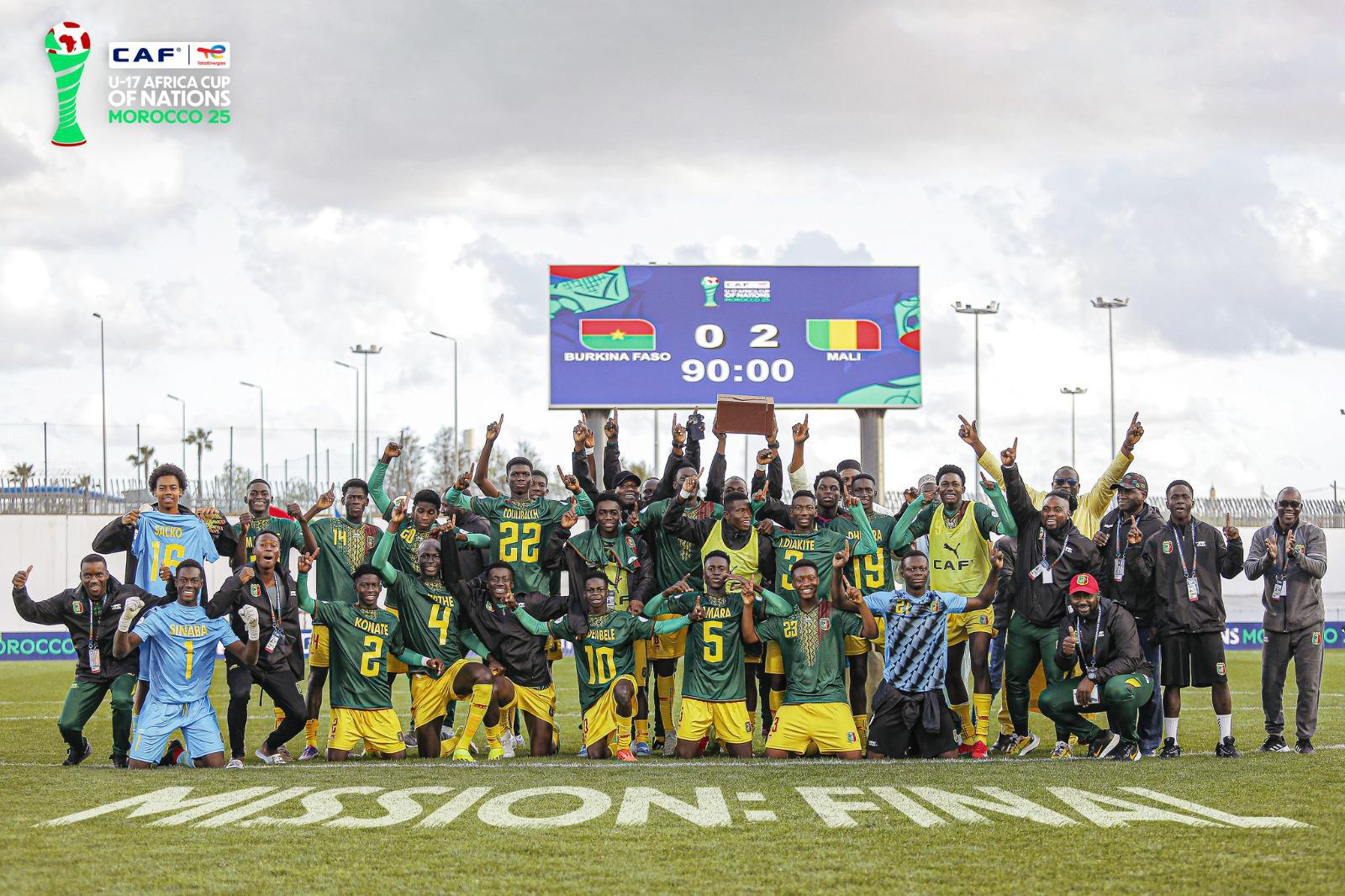CAN U17 : Le Mali domine le Burkina Faso et file en finale