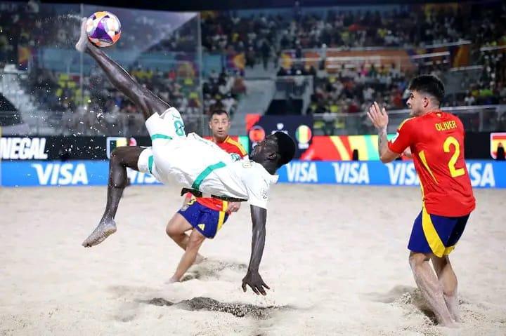Mondial Beach Soccer: Entrée fracassante, le Sénégal dompte l'Espagne (4-1)