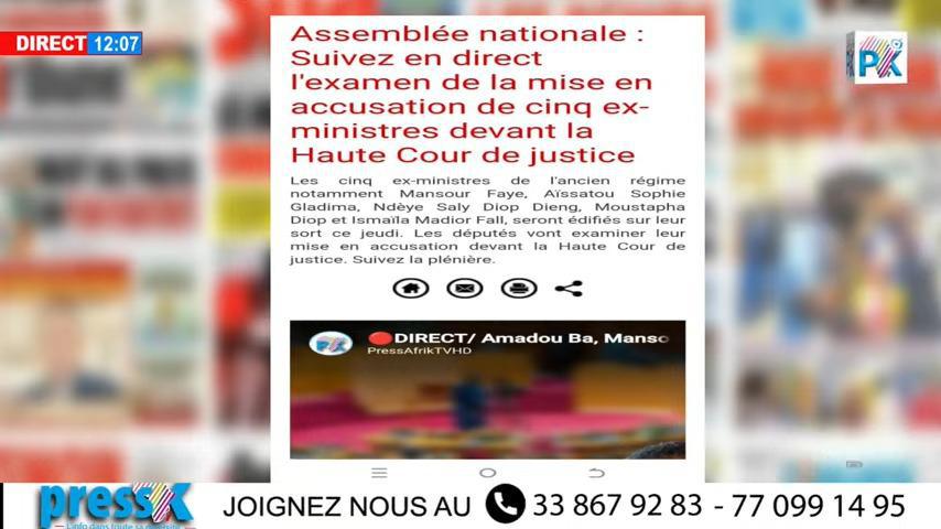 🔴DIRECT - Midi Keng : éffondrement d'un immeuble à Ngor...Ismaïla M. Fall accusé de corruption prés.