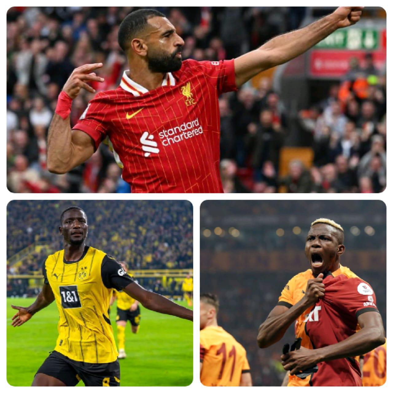Osimhen, Guirassy, Salah : le trône de meilleur buteur africain d'Europe se joue dans un sprint final brûlant
