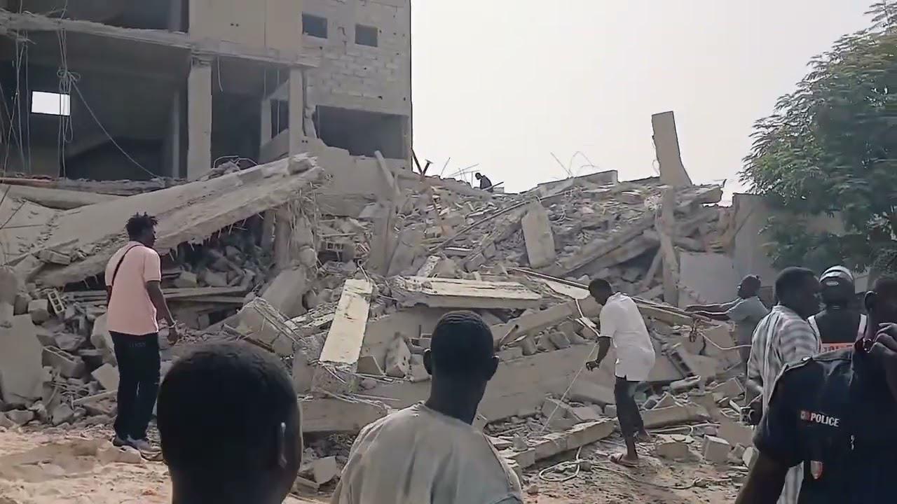 Effondrement d’un immeuble àTouba : 4 morts enregistrés (bilan provisoire)
