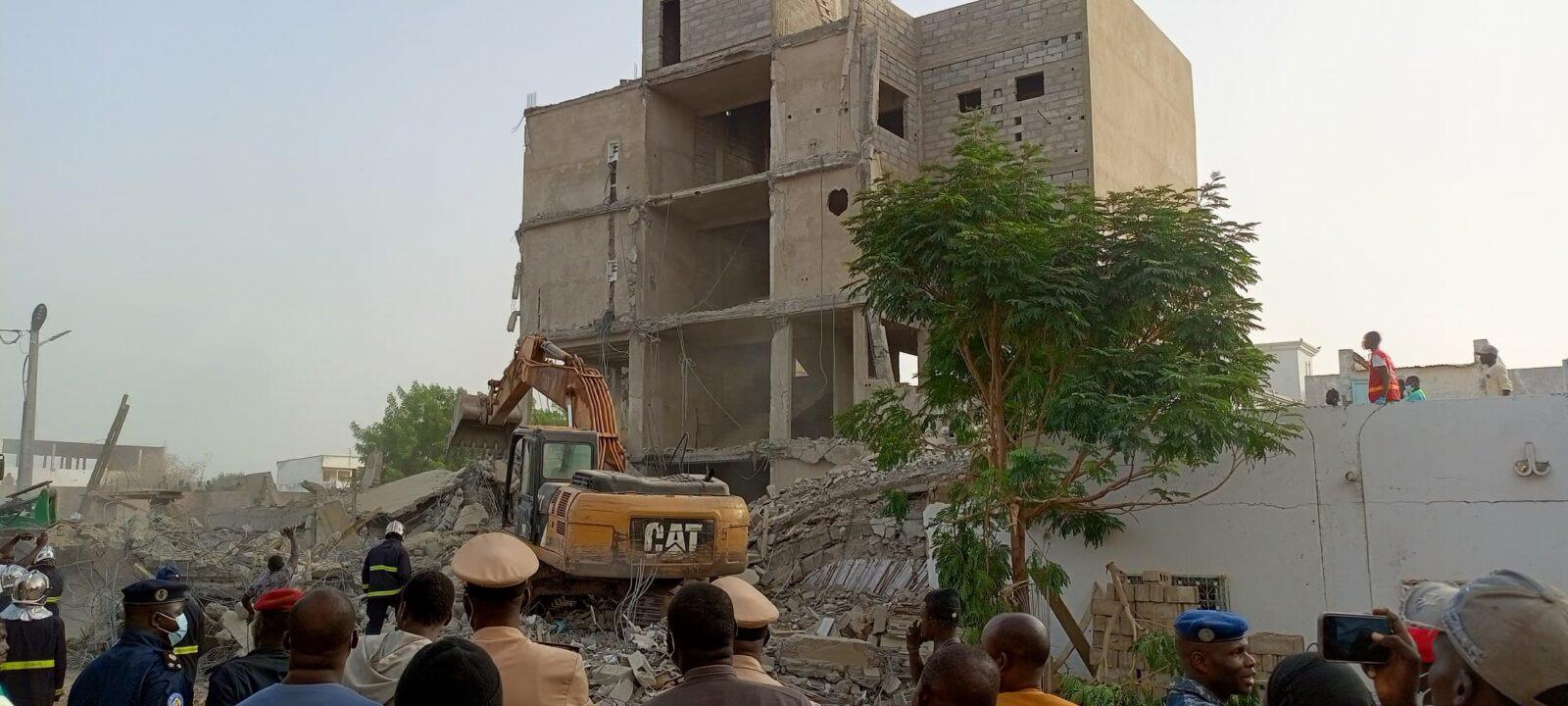 Effondrement d’un immeuble à Touba : le bilan s’alourdit et passe à 10 morts et 7 blessés