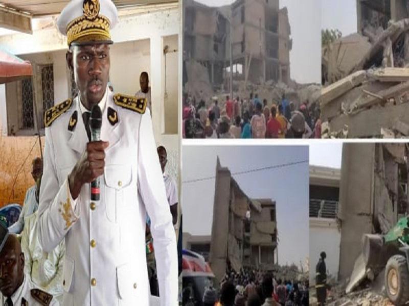 Onze (11) morts dans l'effondrement d'un immeuble à Touba : "L'entrepreneur est le même que celui impliqué dans le drame de Ngor" (Préfet)