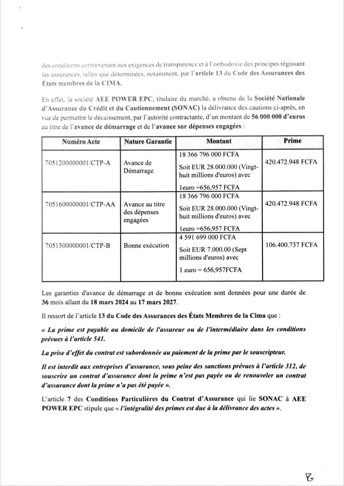 Affaire ASER-AEE Power EPC : Thierno Alassane Sall adresse une question écrite au ministre des Finances