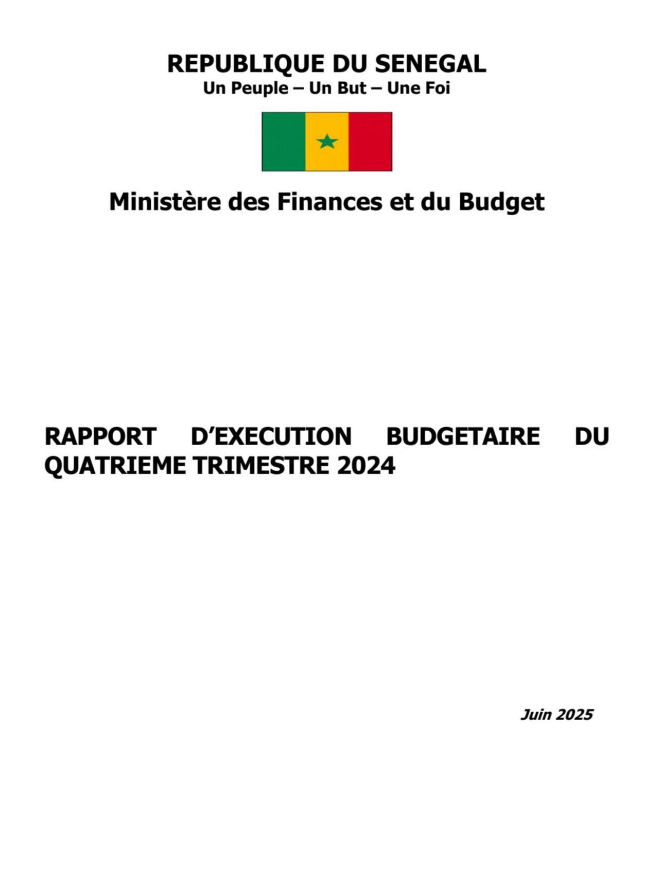 Exécution budgétaire 2024 : une hausse de 61,3 % constatée en 2024, selon la Direction générale du Budget