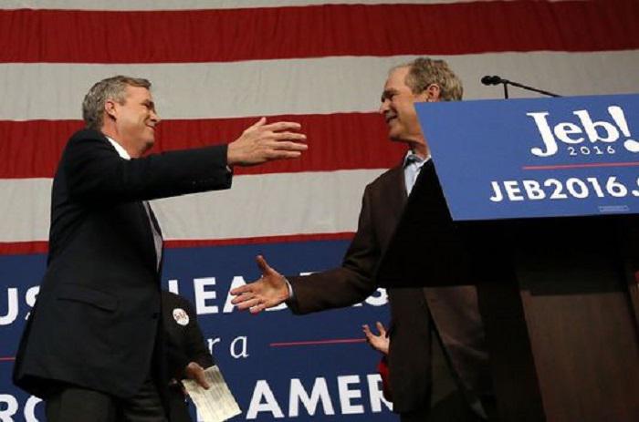 J-265 : Deux Bush en campagne