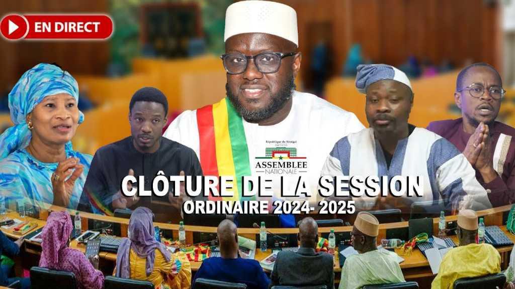 🛑 Direct | Assemblée Nationale : Suivez la clôture de la session ordinaire unique 2024- 2025