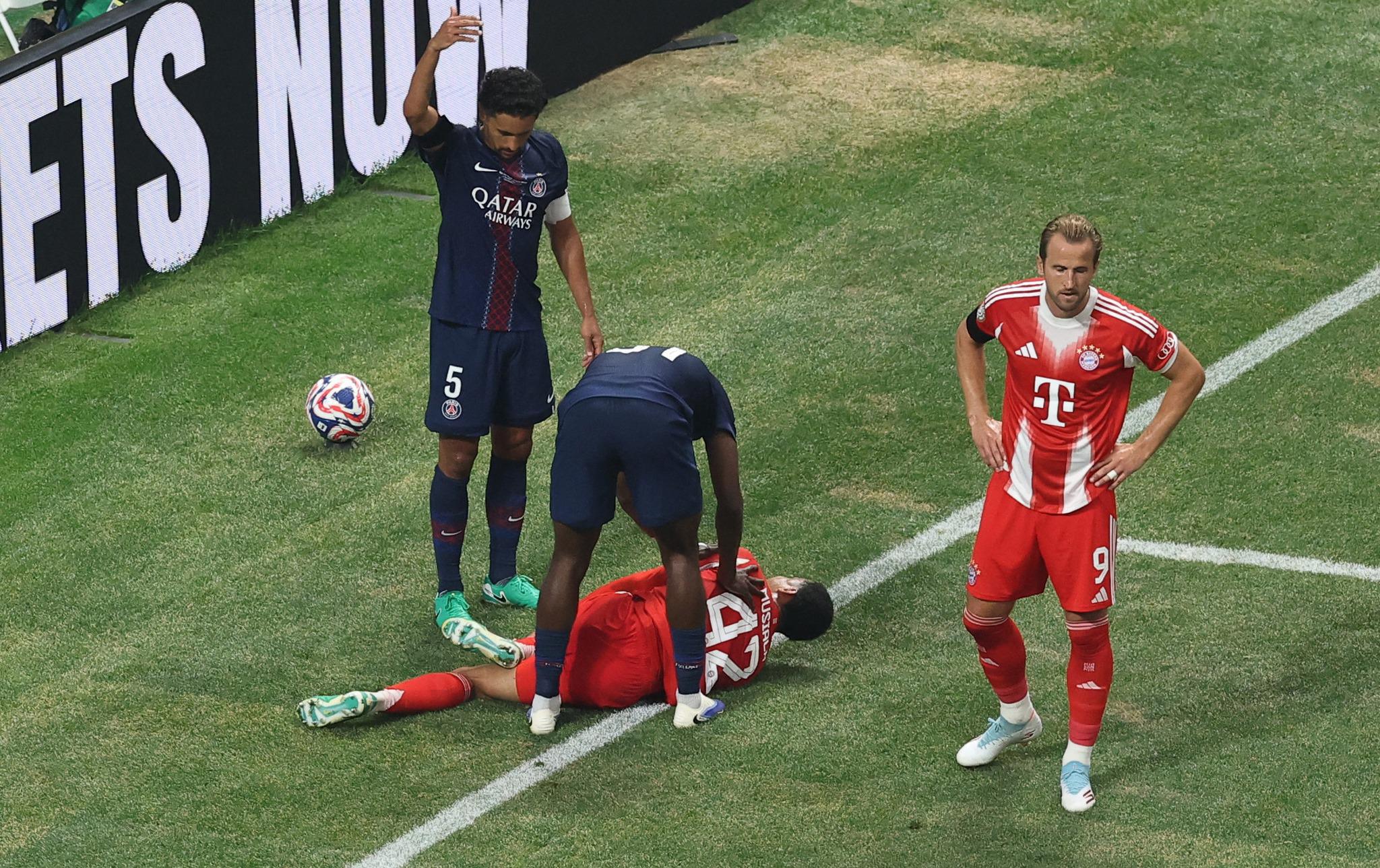 PSG - Bayern : la terrible blessure de Musiala sur une sortie de Donnarumma