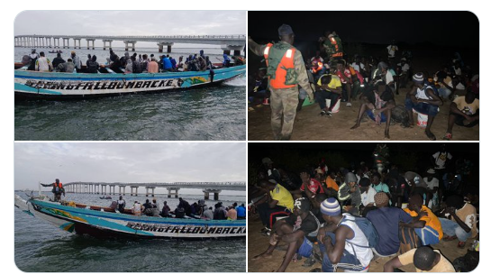 Migration irrégulière : 201 candidats interpellés dans les îles du Saloum