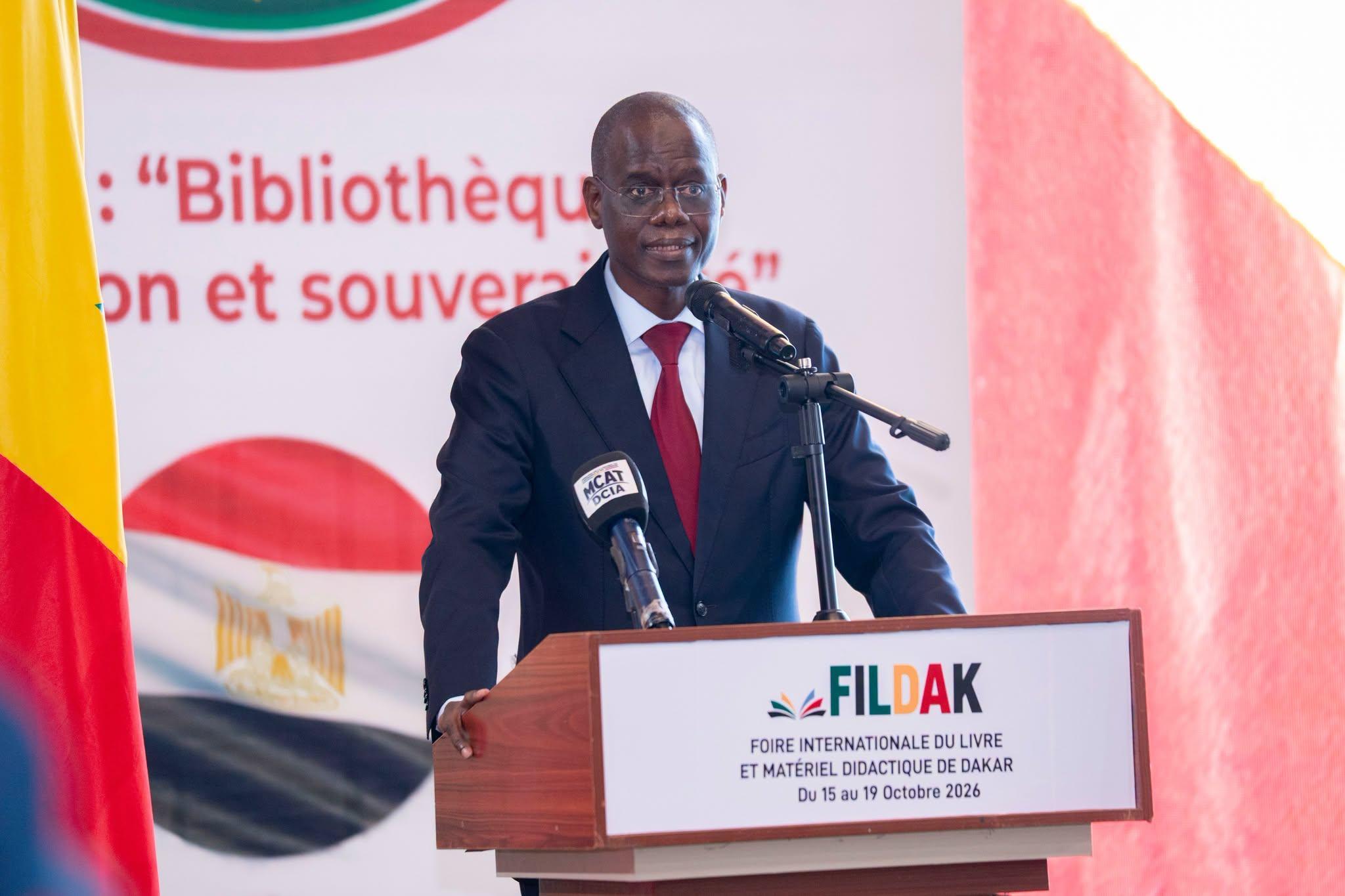 FILDAK 2026 : le Premier ministre promet d’accélérer les projets de Bibliothèque nationale et la Maison des Archives 