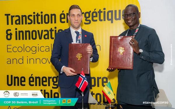 Coopération climatique : Sénégal et Norvège signent un accord stratégique à Belém