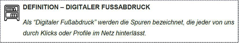 Mein digitales Ich: Verhalten im Netz Mein digitales Ich: Verhalten im Netz