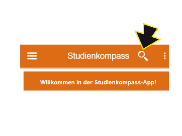 Wie finde ich etwas in der App? Wie finde ich etwas in der App?